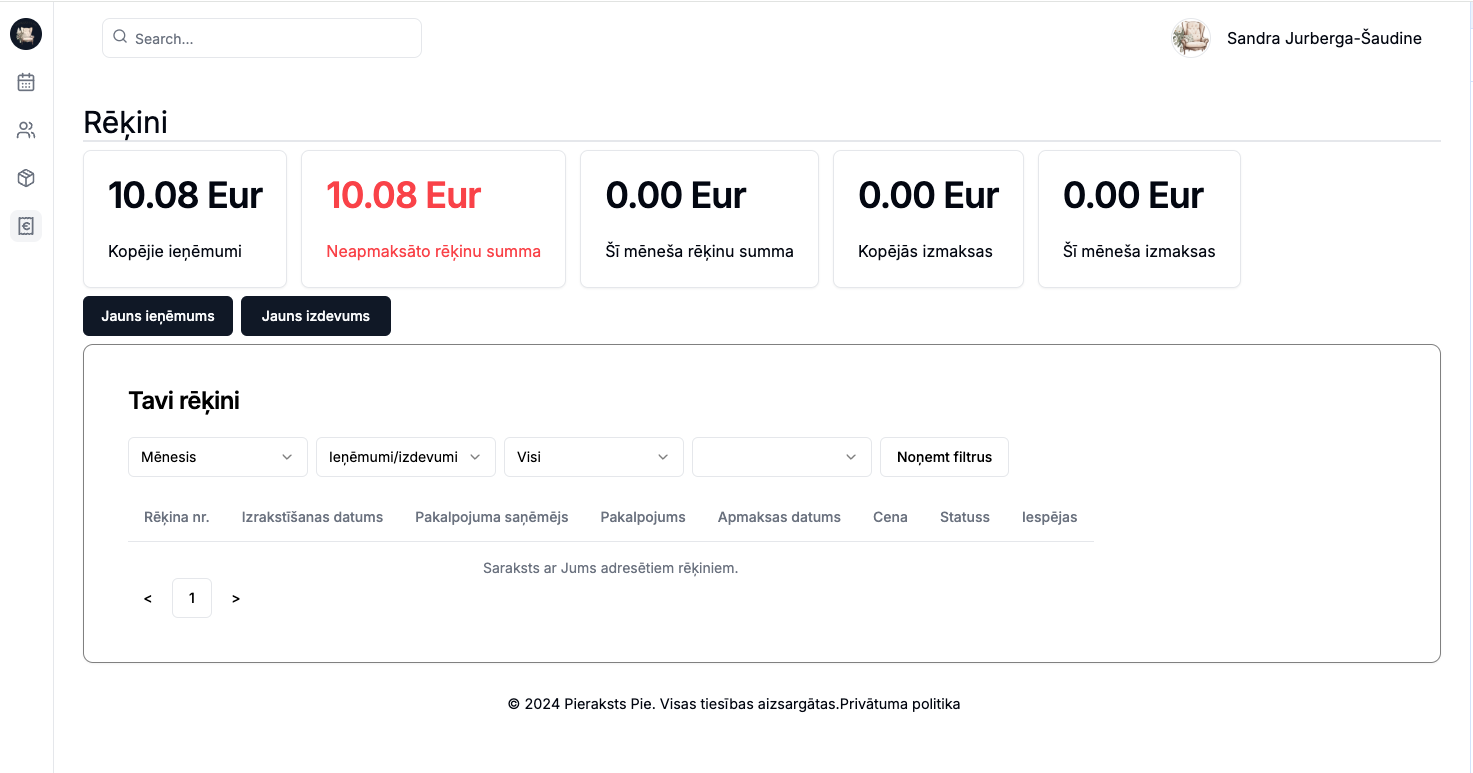 Pierakstspie.lv — pierakstu/booking platforma screenshot 3